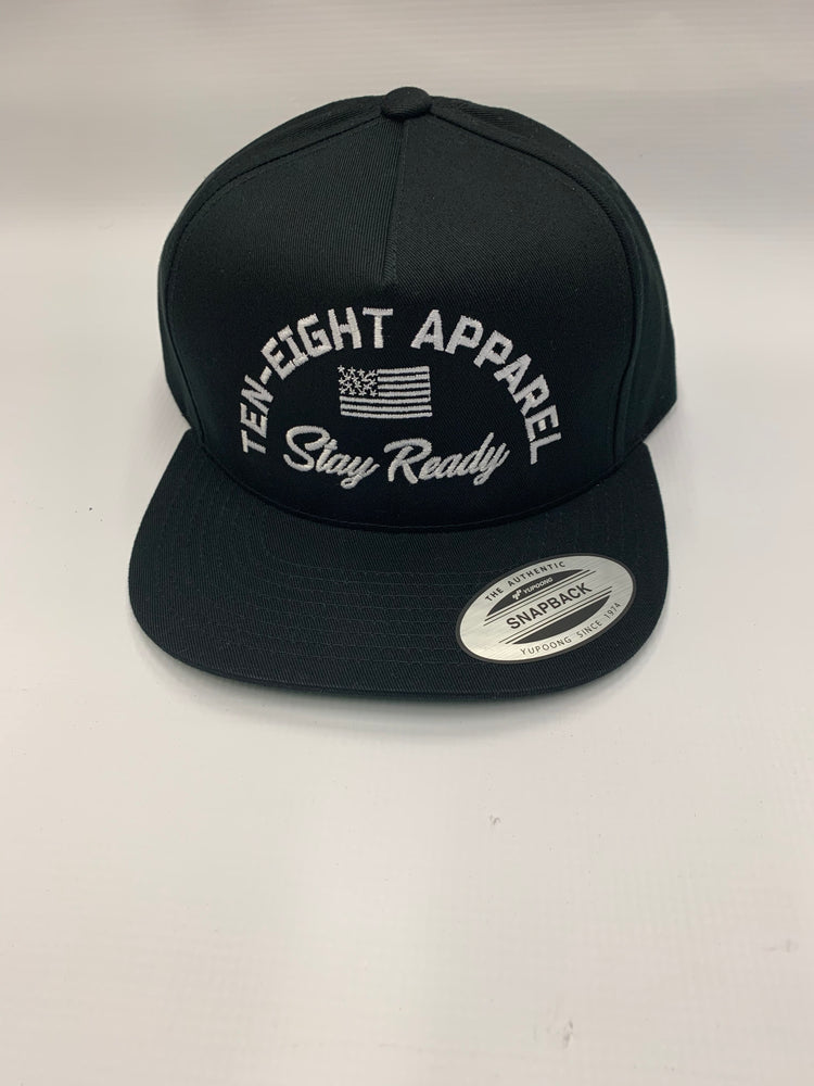 Snapback 10-8 Stay Ready- Black - 10-8 Apparel