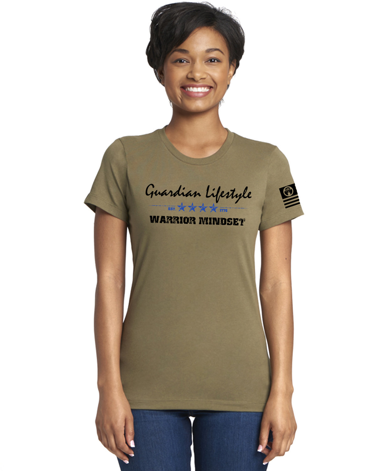 10-8 Guardian Women's Tee - Mil Green - 10-8 Apparel