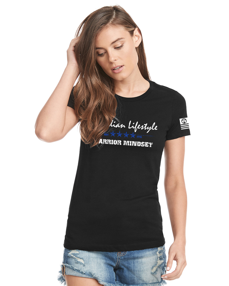 10-8 Guardian Women's Tee - Black - 10-8 Apparel
