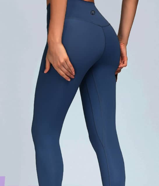 10-8 Ladies Teal Fitness Leggings - 10-8 Apparel