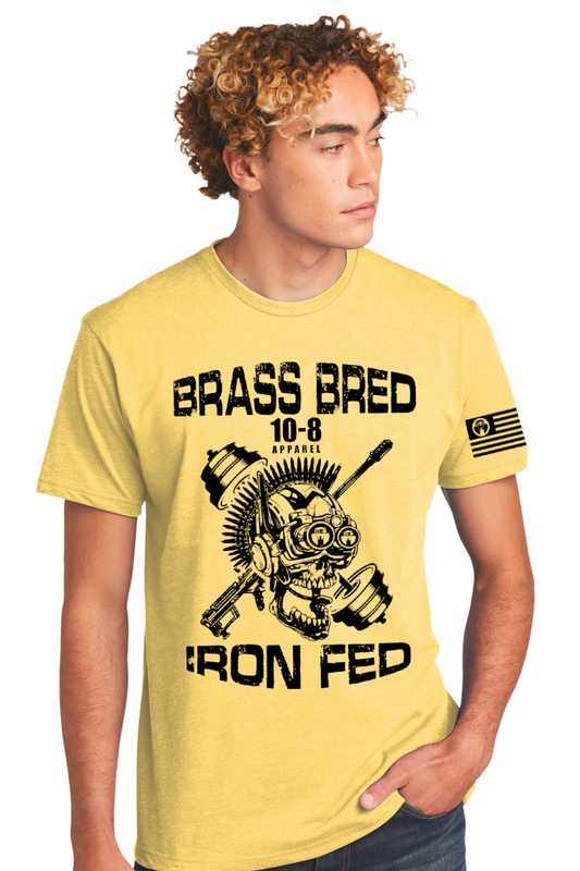10-8 Brass Bred Tee - Yellow - 10-8 Apparel