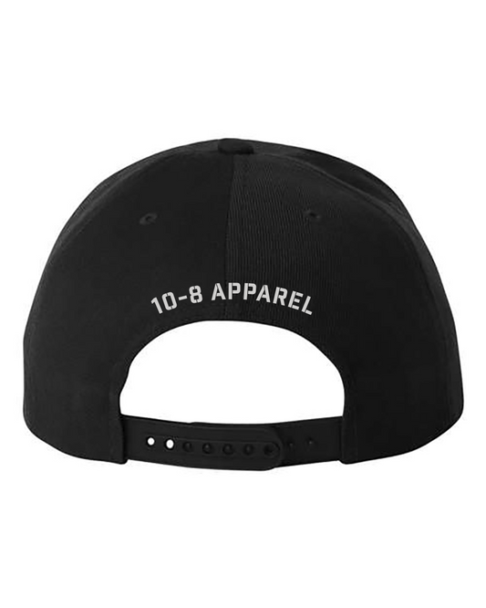 Snapback 10-8 Infinity Hat- Black - 10-8 Apparel